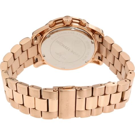 michael kors runway rose gold tone chronograph ladies watch mk5430|Michael Kors rose gold tone.